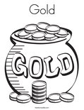GoldColoring Page