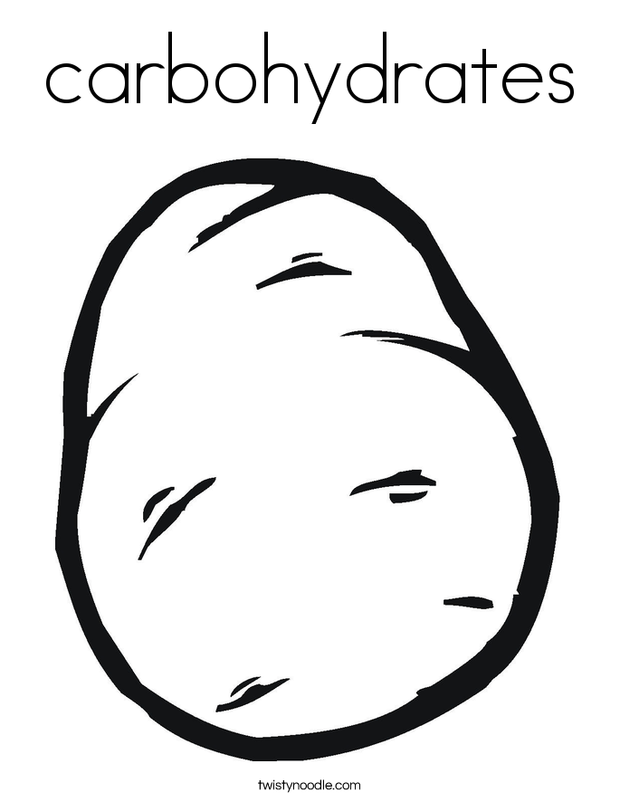 carbohydrates Coloring Page