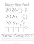Practice Writing 2026 Worksheet