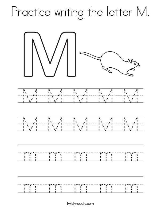 Letter M Coloring Pages Free Printable Coloring Pages For Kids