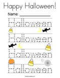 Happy Halloween! Coloring Page