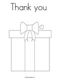Thank you  Coloring Page