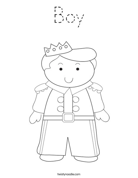 Prince Coloring Page