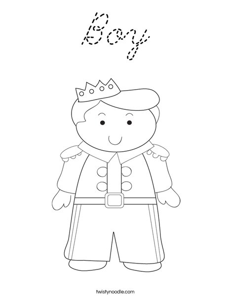Prince Coloring Page