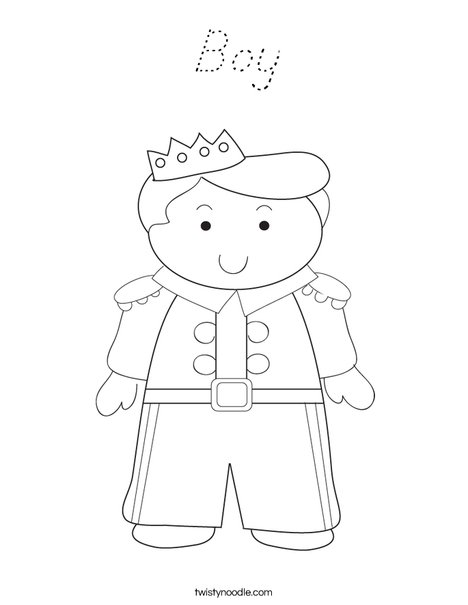 Prince Coloring Page