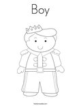 Boy Coloring Page