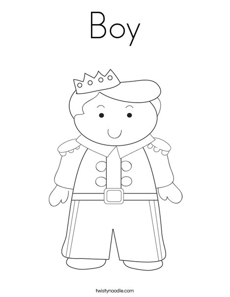 Prince Coloring Page
