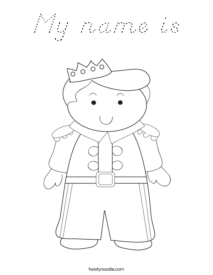 My name is Coloring Page