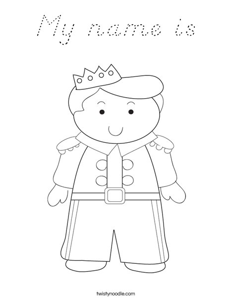 Prince Coloring Page