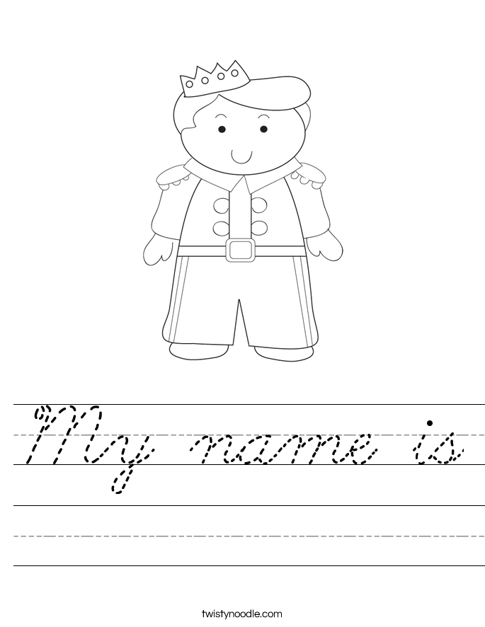 My name is Worksheet