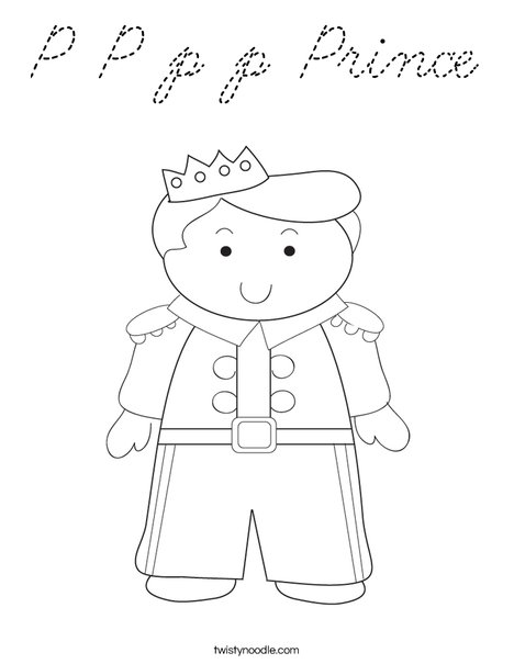 Prince Coloring Page