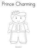 Prince Charming Coloring Page