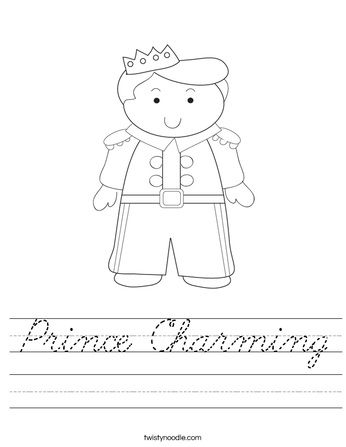 Prince Charming Worksheet