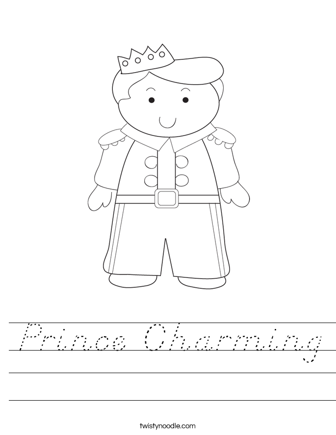 Prince Charming Worksheet