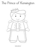 The Prince of KensingtonColoring Page