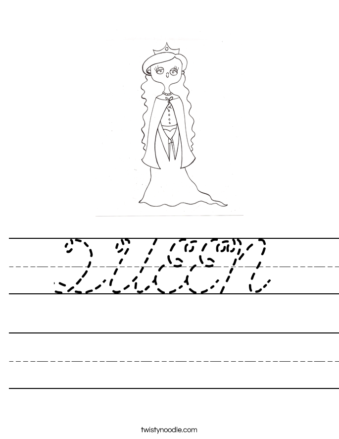 QUEEN Worksheet