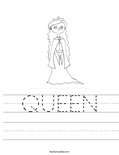 QUEEN Worksheet