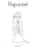 Rapunzel Coloring Page