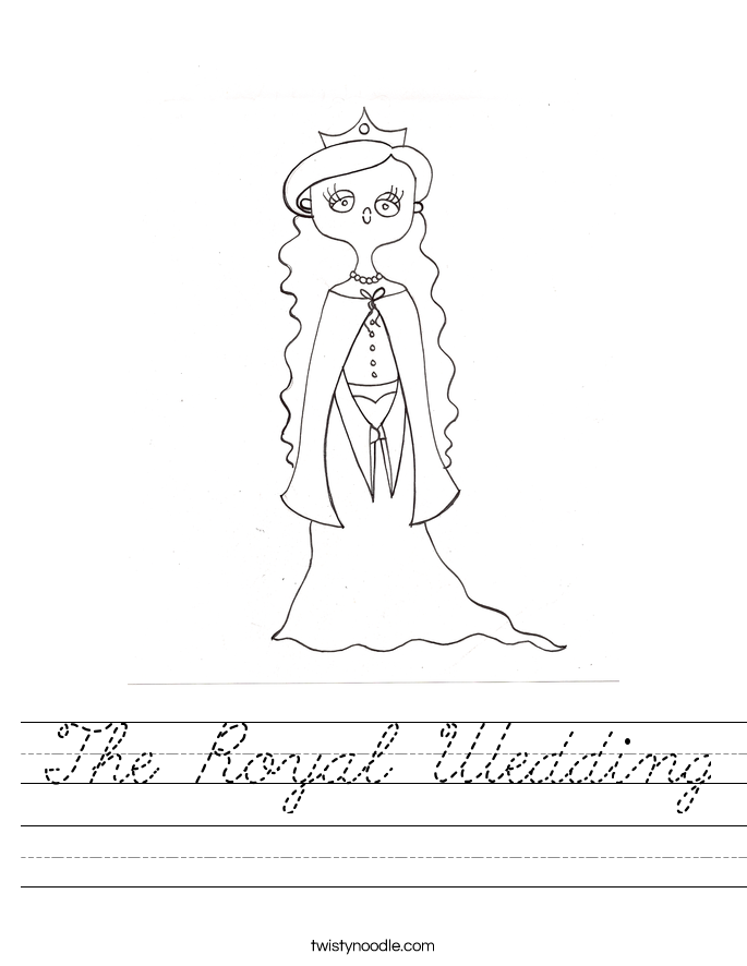 The Royal Wedding Worksheet