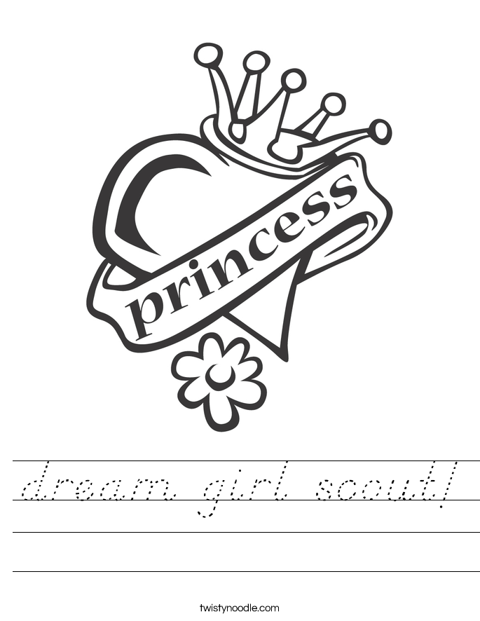 dream girl scout! Worksheet