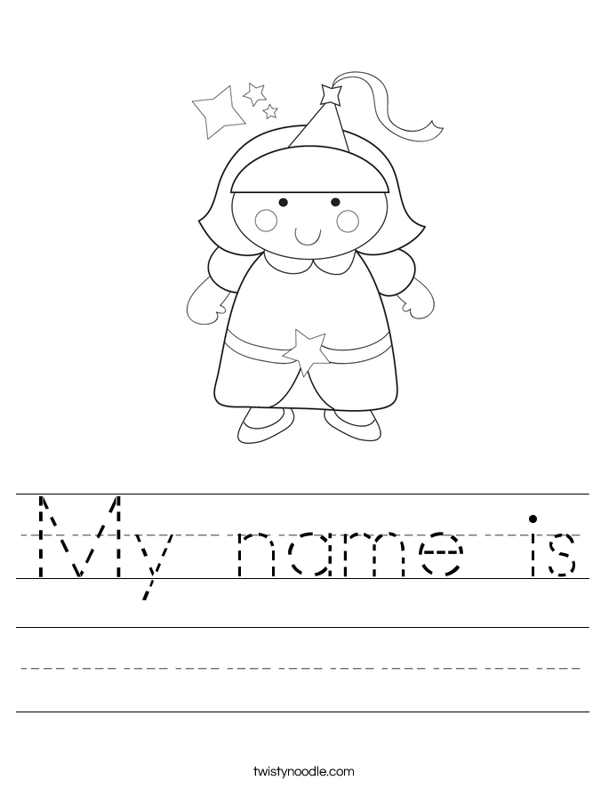 My name is Worksheet