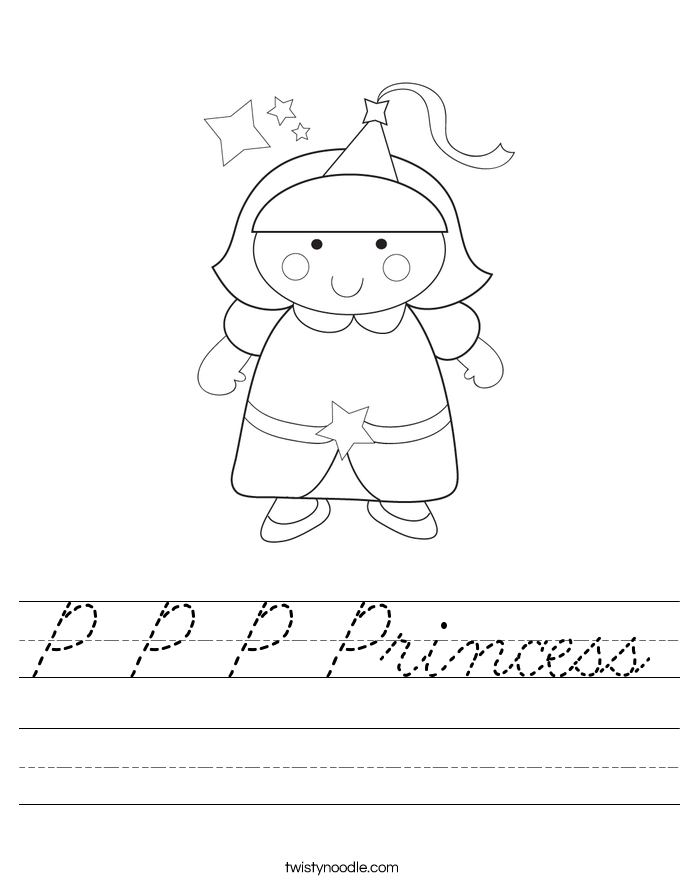 P P P Princess Worksheet