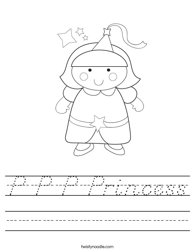 P P P Princess Worksheet