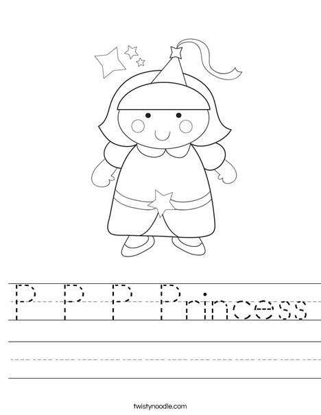 Princess Worksheet