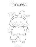 Princess Coloring Page