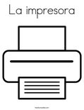 La impresoraColoring Page