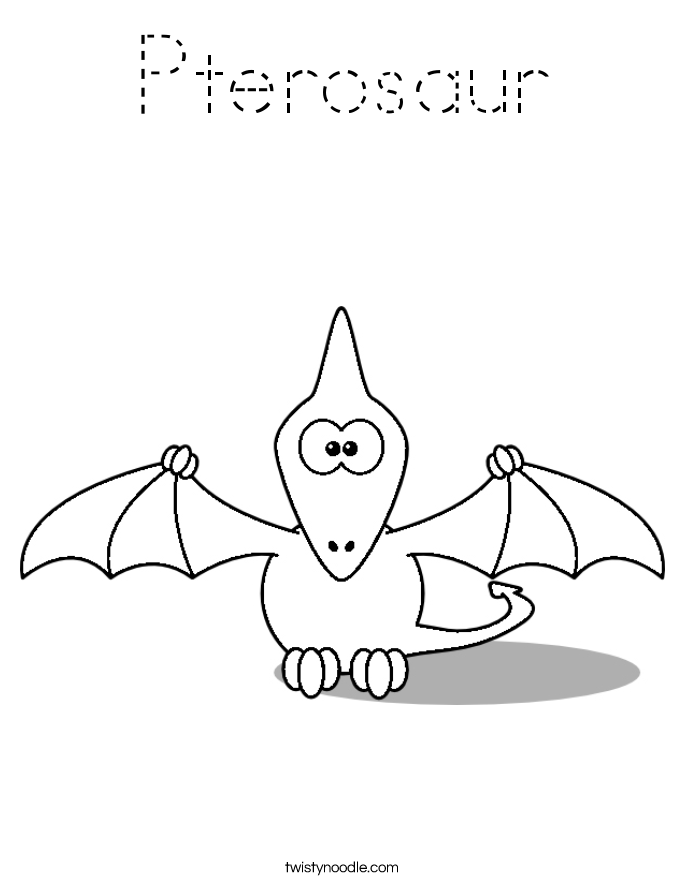 Pterosaur Coloring Page