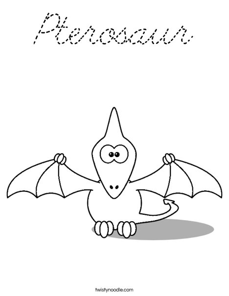 Pterodactyl Coloring Page