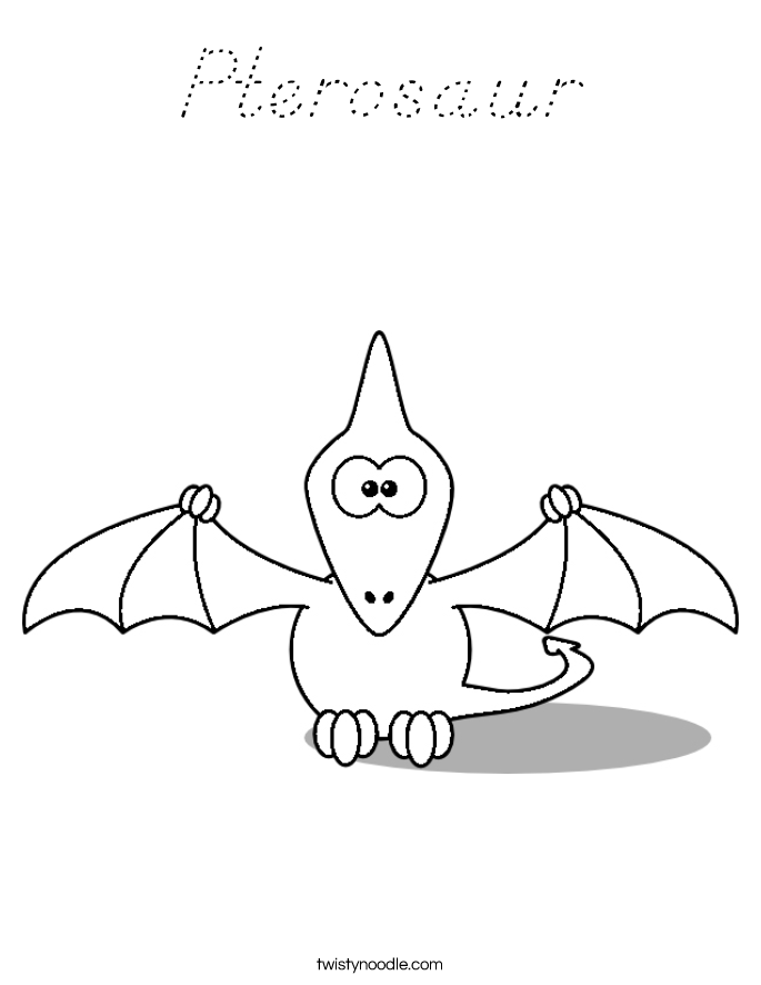 Pterosaur Coloring Page