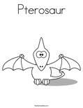 Pterosaur Coloring Page