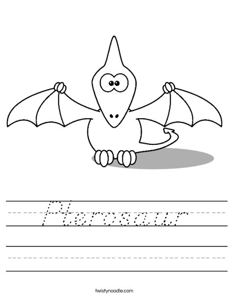Pterodactyl Worksheet