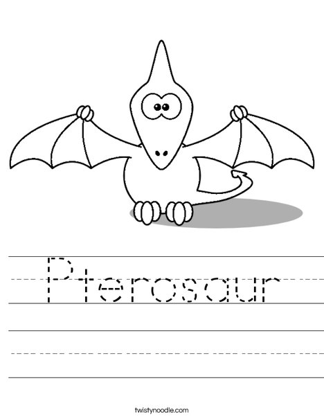Pterodactyl Worksheet