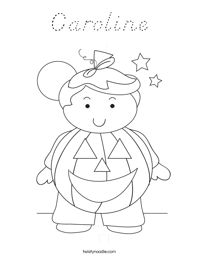 Caroline Coloring Page