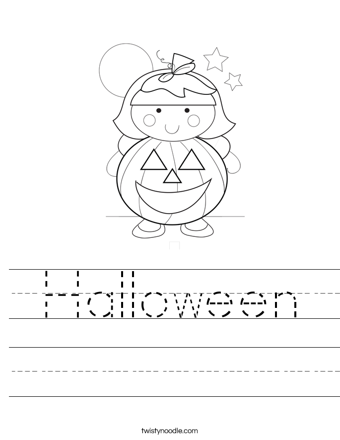 Halloween Worksheet