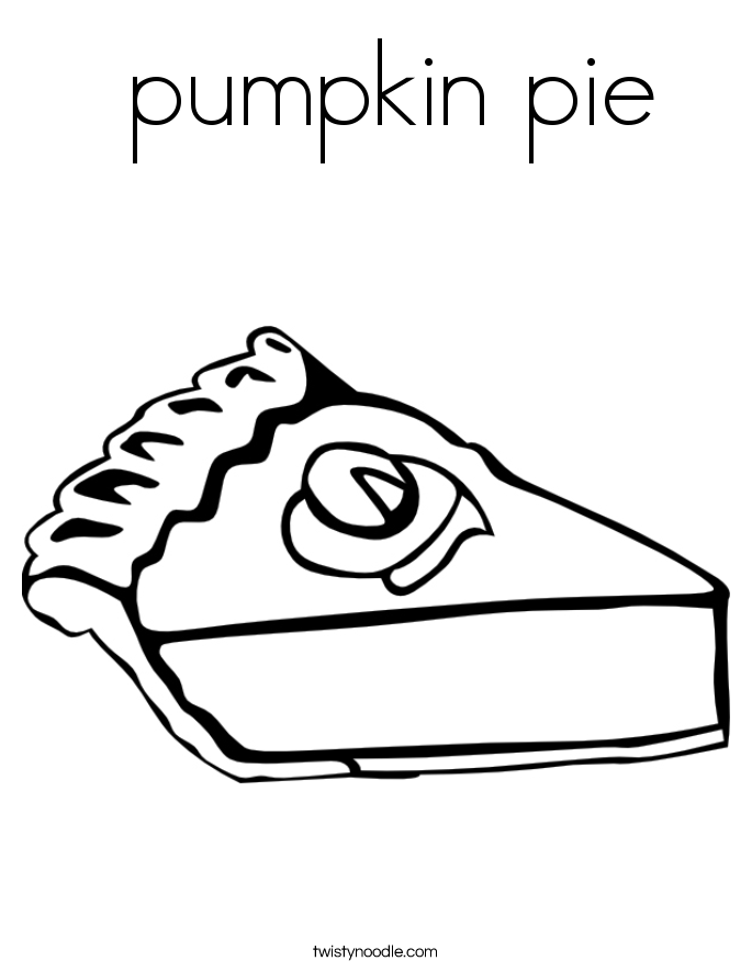  pumpkin pie Coloring Page