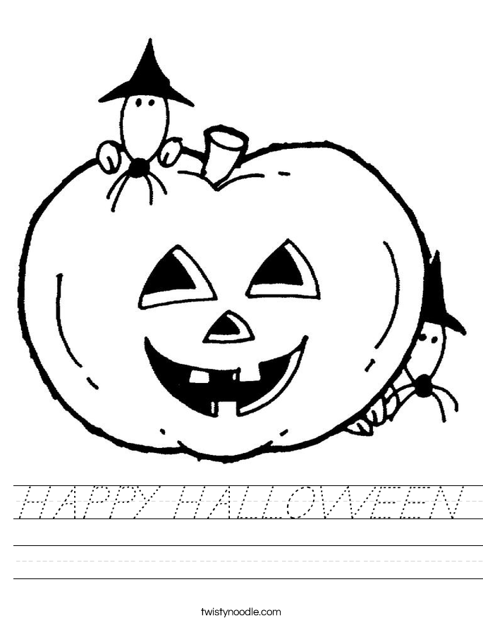 HAPPY HALLOWEEN Worksheet