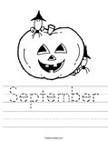 September Worksheet