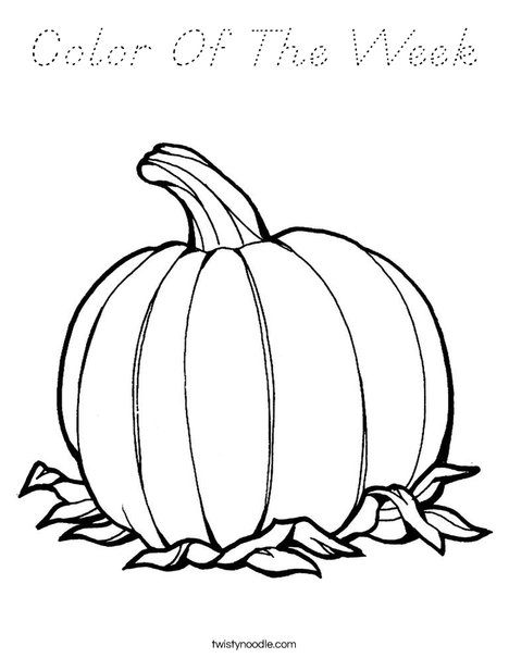 Pumpkin Coloring Page