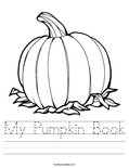 My Pumpkin Book Worksheet