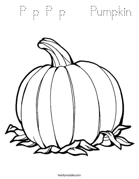 Pumpkin Coloring Page
