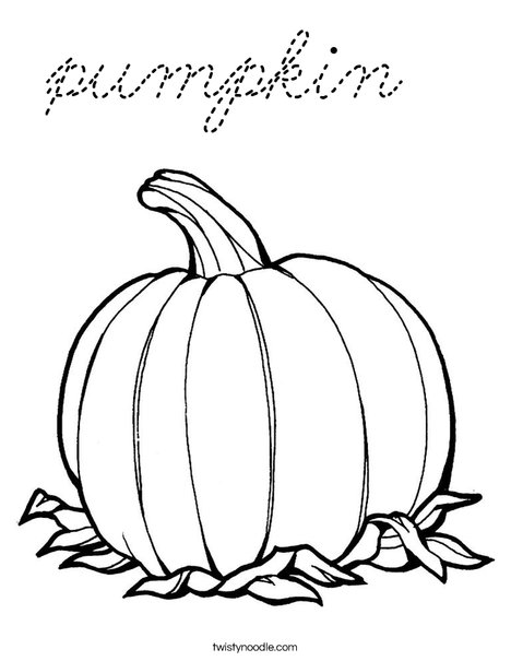 Pumpkin Coloring Page
