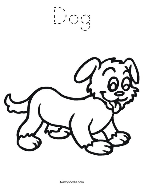 Puppy Coloring Page