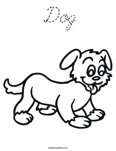 Puppy Coloring Page