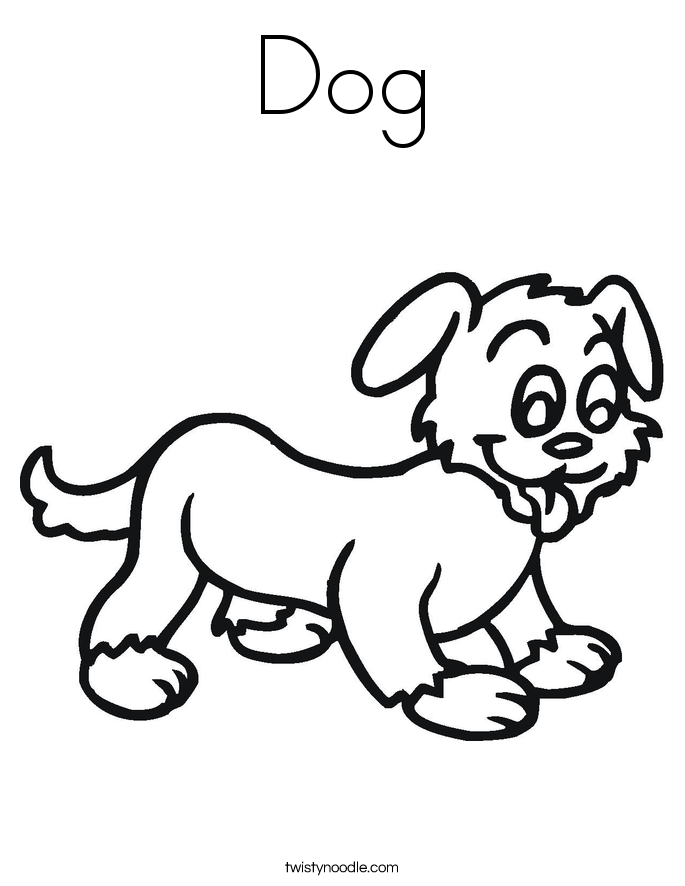 Dog Coloring Page