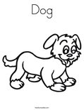 Dog Coloring Page