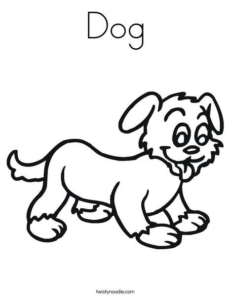Puppy Coloring Page